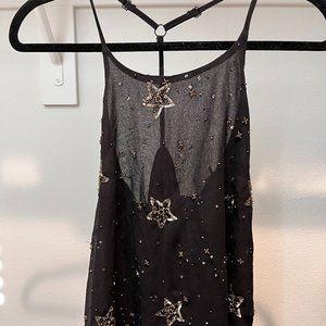 Free People Beaded Star Tank Top